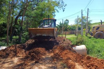 Escoamento de águas pluviais no bairro Bela Vista