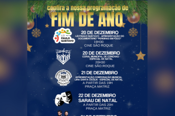 Programação Especial de Fim de Ano