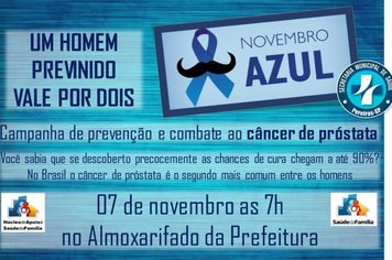NOVEMBRO, MÊS DE PREVENÇÃO.