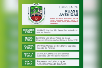 OPERAÇÃO CATATRECO e LIMPEZA PÚBLICA.