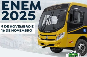 Garanta seu transporte para o ENEM 2025.