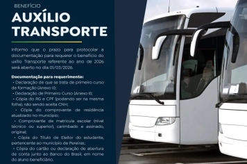 Auxílio Transporte Universitário 2026: prazo para requerimento está aberto