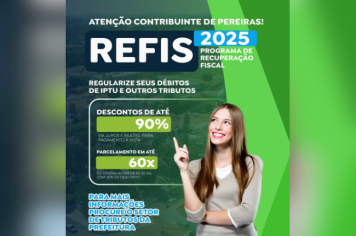 CHEGOU O REFIS 2025 DE PEREIRAS!