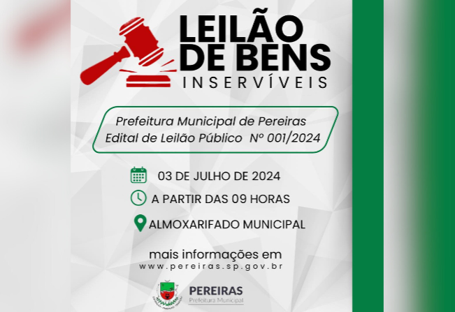 Leilão de Bens Inservíveis
