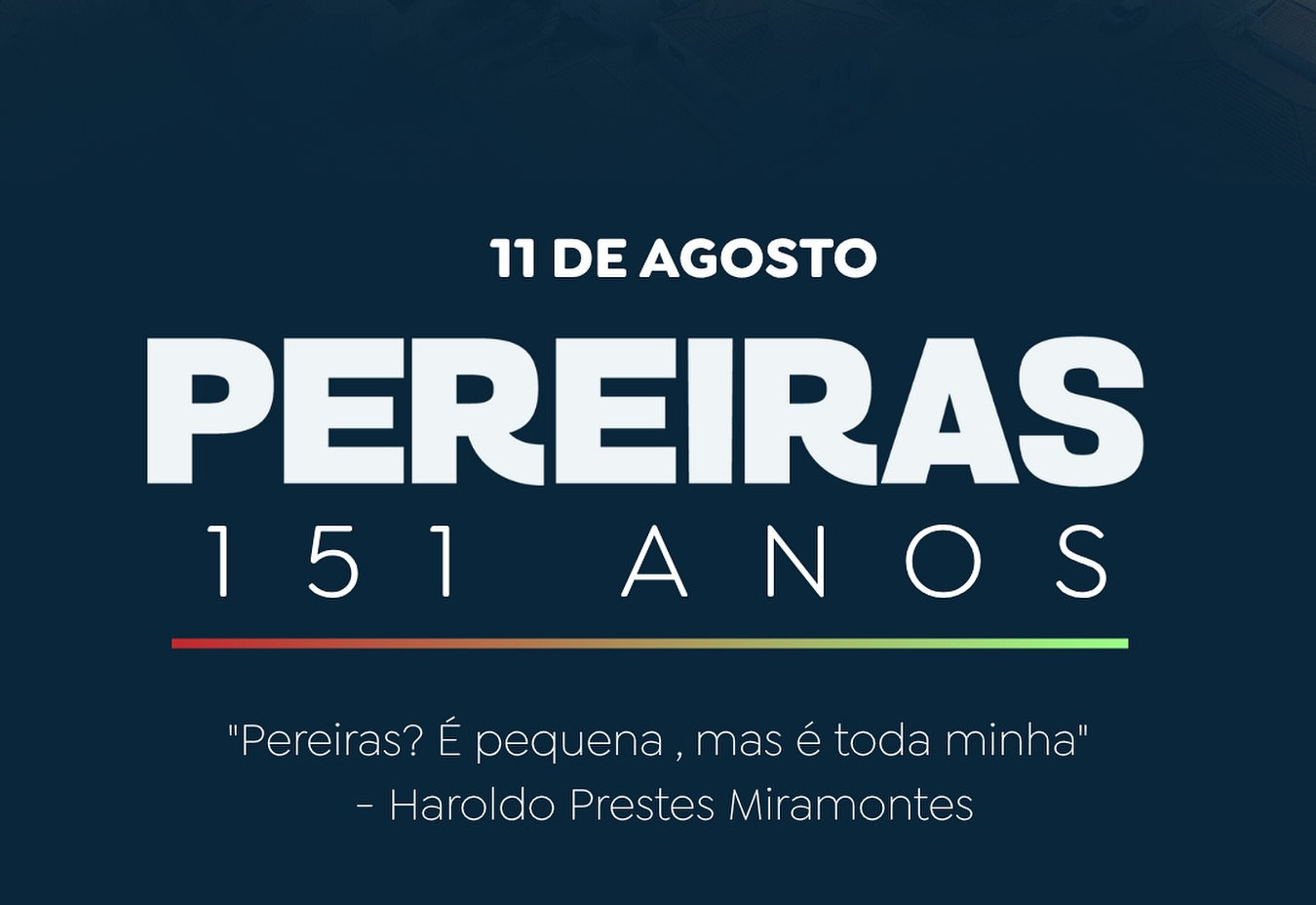 Parabéns, Pereiras!