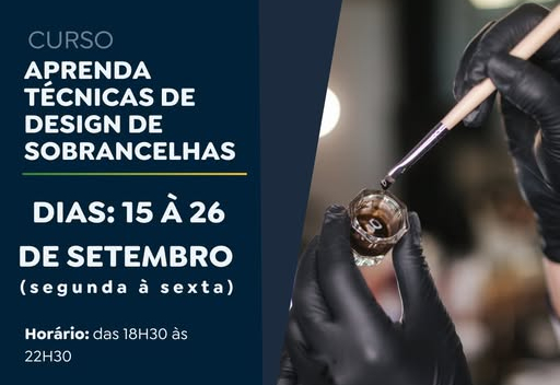 Curso: Aprenda Técnicas de design de sobrancelhas