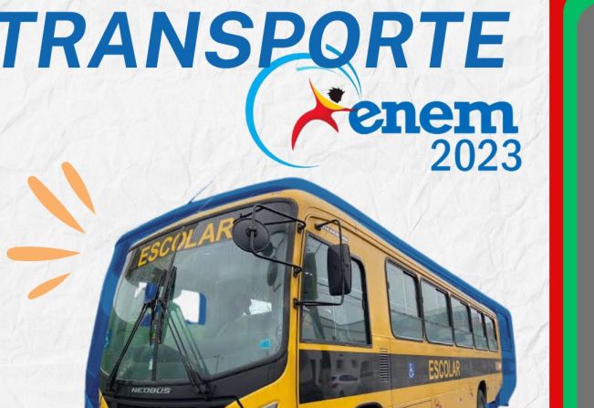 TRANSPORTE PARA O ENEM 2023!