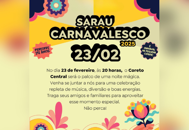 Sarau Carnavalesco!