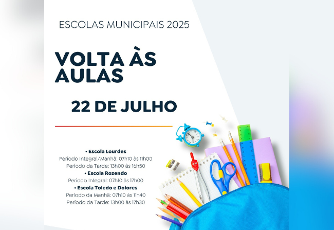 As aulas estão de volta!