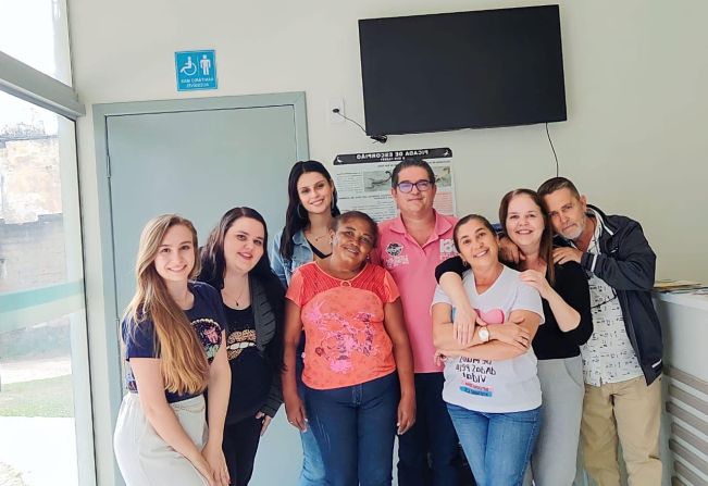 Grupo Hiperdia na Estação de Pereiras