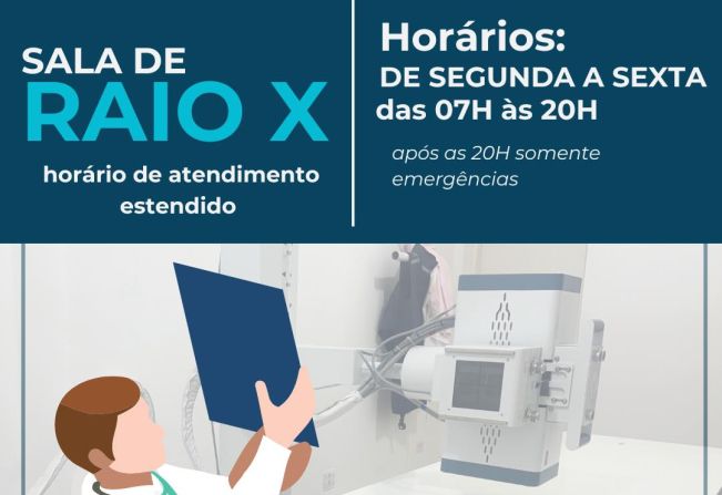 Ampliação do Horário de Atendimento da Sala de Raio X