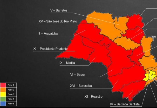 PEREIRAS ESTÁ NA FASE VERMELHA DO PLANO SÃO PAULO.
