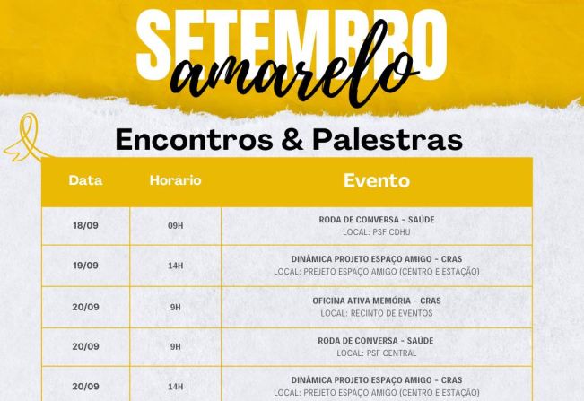 SETEMBRO AMARELO