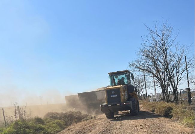 Manutenções nas vias rurais