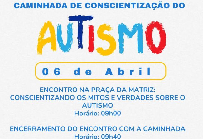 Caminhada de Conscientização do Autismo