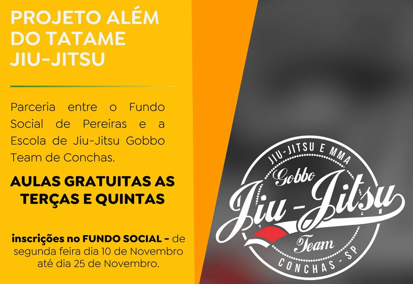 Projeto Além do Tatame Jiu-Jitsu