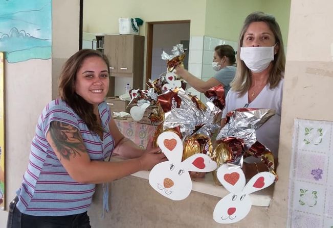 80% DOS OVOS DE PÁSCOA FORAM ENTREGUES NA DATA DE HOJE