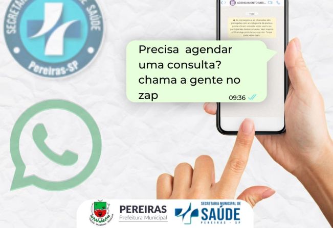 WHATSAPP para o AGENDAMENTO DE ESPECIALIDADES