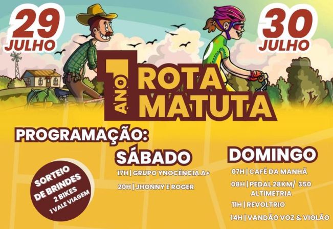 Aniversário de 01 ano da Rota Matuta de Cicloturismo!